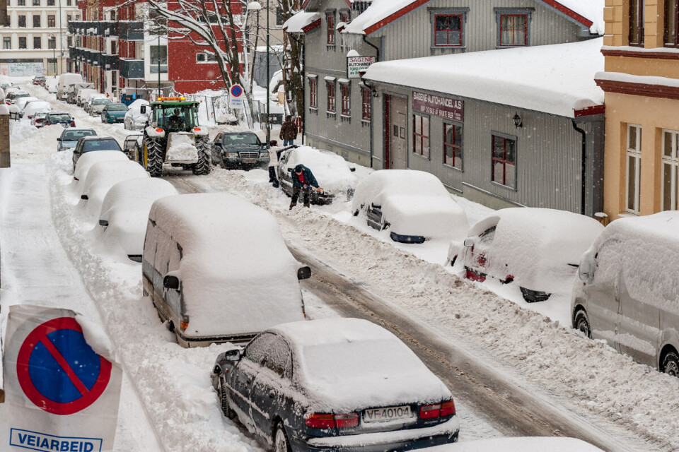 Mye snø skaper konflikter om brøyting Mye snø skaper konflikter om brøyting