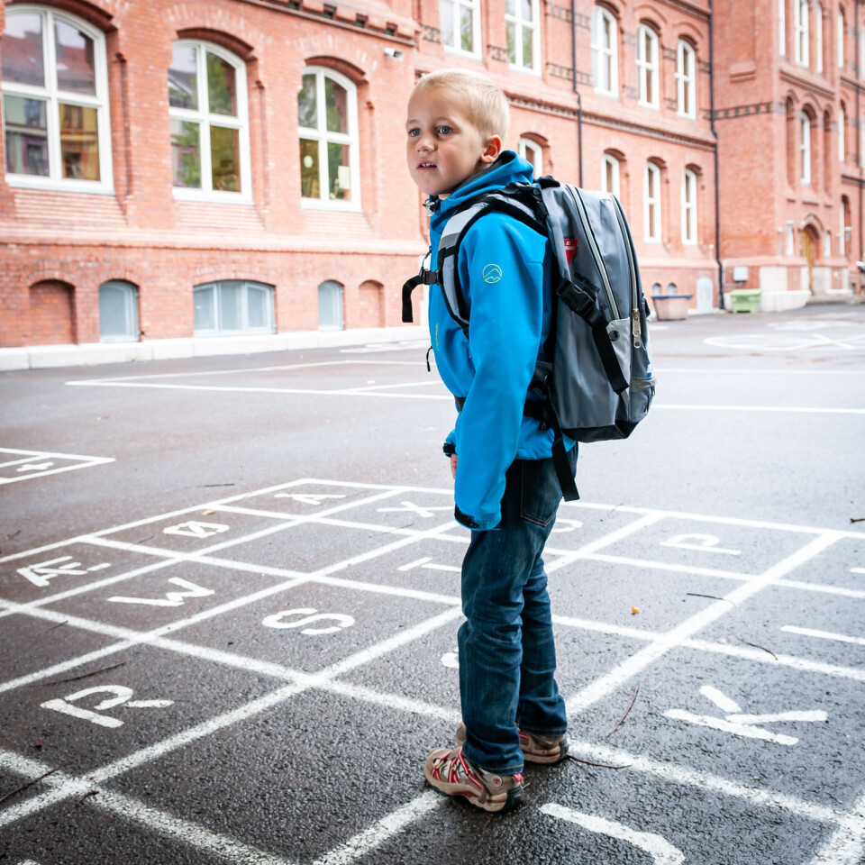 Hver høst ved skolestart kommer nye, bittesmå trafikanter ut på veiene. De kan plutselig hoppe frem fra hekken. Hver høst ved skolestart kommer nye, bittesmå trafikanter ut på veiene. De kan plutselig hoppe frem fra hekken.
