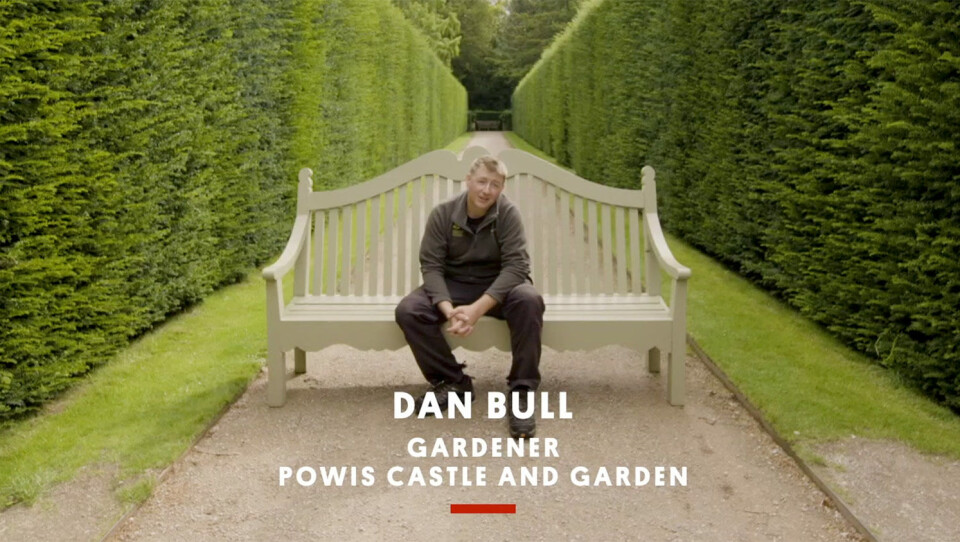 Han har litt å pusle med, sjefsgartner Dan Bull.