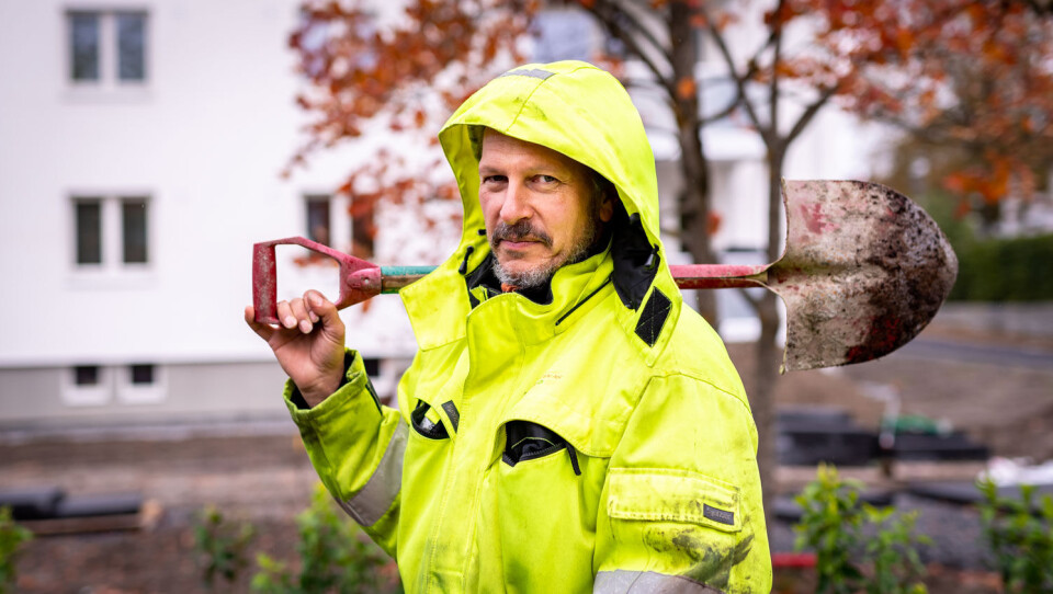 Koteng bygger designhagen på Hagemessen Koteng bygger designhagen på Hagemessen