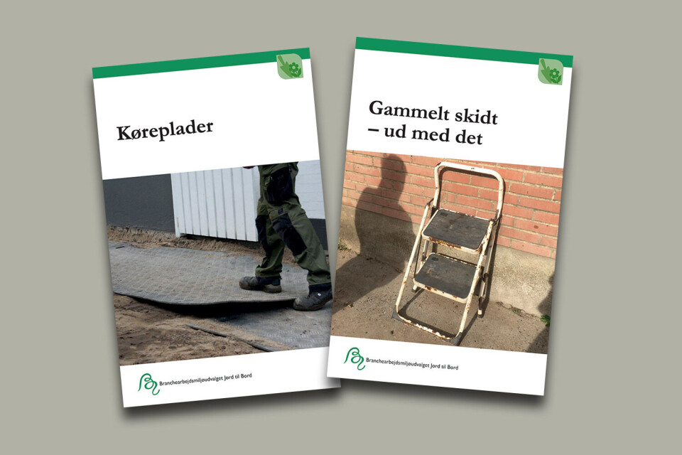 Noen eksempler på snublekortene som har tips om hvordan du kan forebygge ulykker.