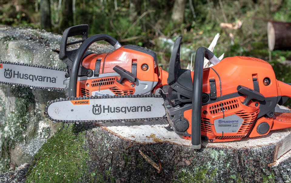 FÅ JOBBEN GJORT: De nye motorsagene Husqvarna 550 XP® Mark II og 545 Mark II
