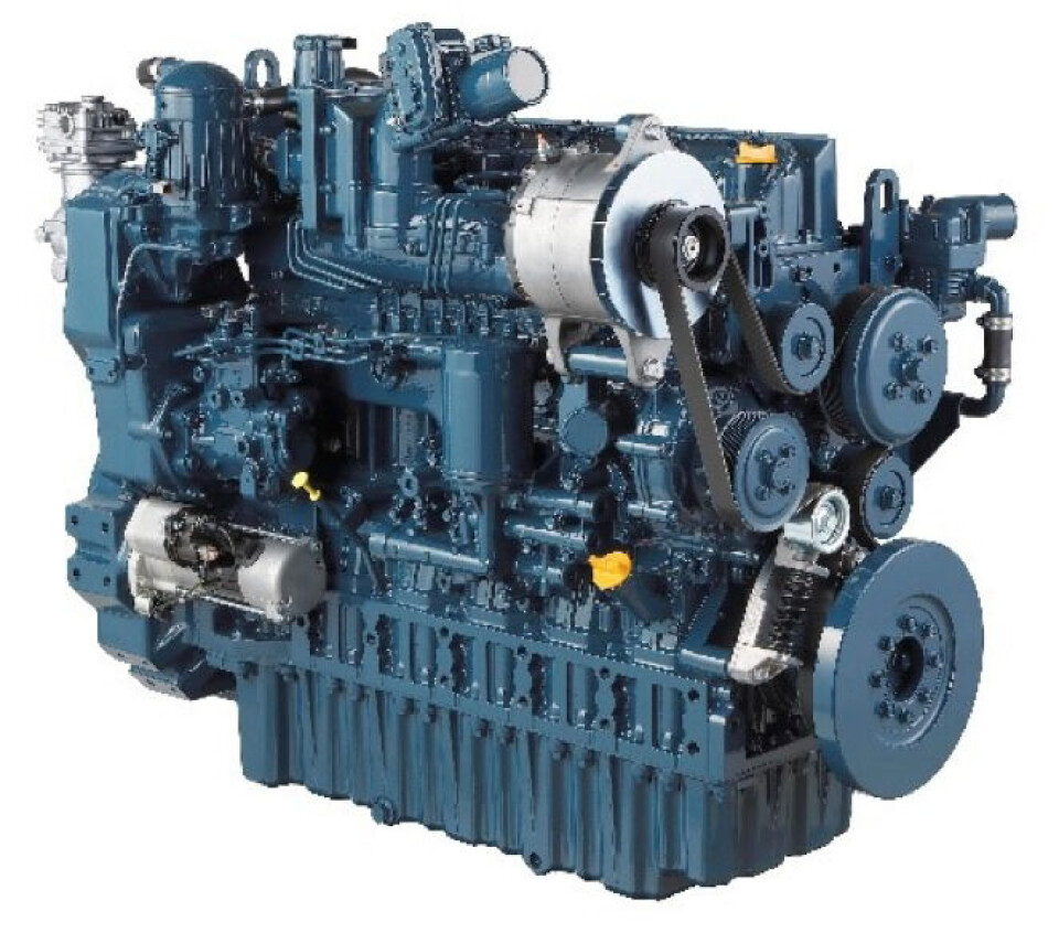 Dieselmotor med 300 hk fra Kubota