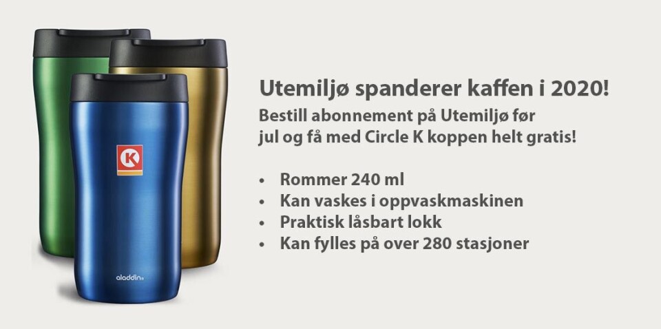 Utemiljø spanderer kaffen i 2020! Utemiljø spanderer kaffen i 2020!