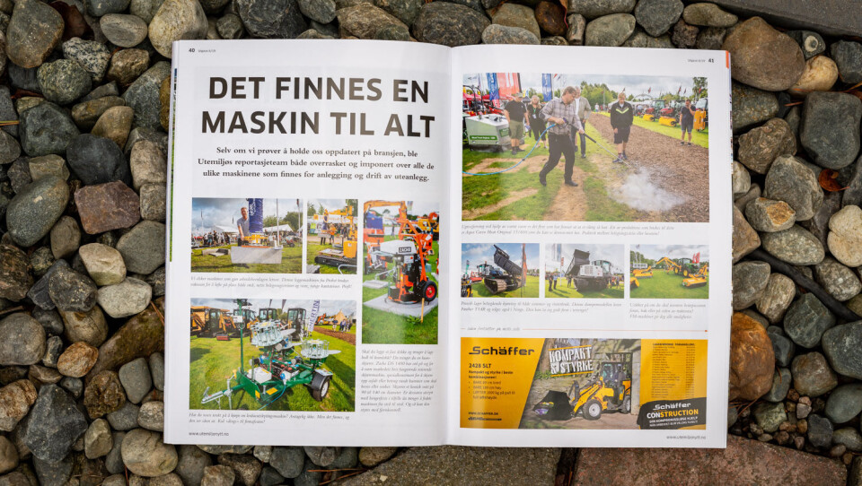 Det er utrolig mange maskiner som er til salgs. Vi ble imponert over utvalget på den danske messen Have&Landskab. Det er utrolig mange maskiner som er til salgs. Vi ble imponert over utvalget på den danske messen Have&Landskab.