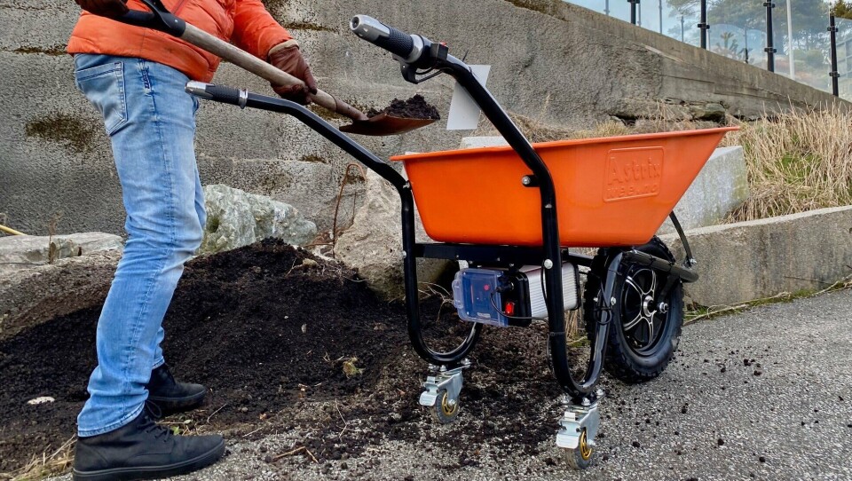 Fiks jobben alene med elektrisk trillebår Fiks jobben alene med elektrisk trillebår