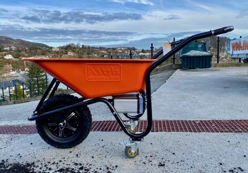 Fiks jobben alene med elektrisk trillebår