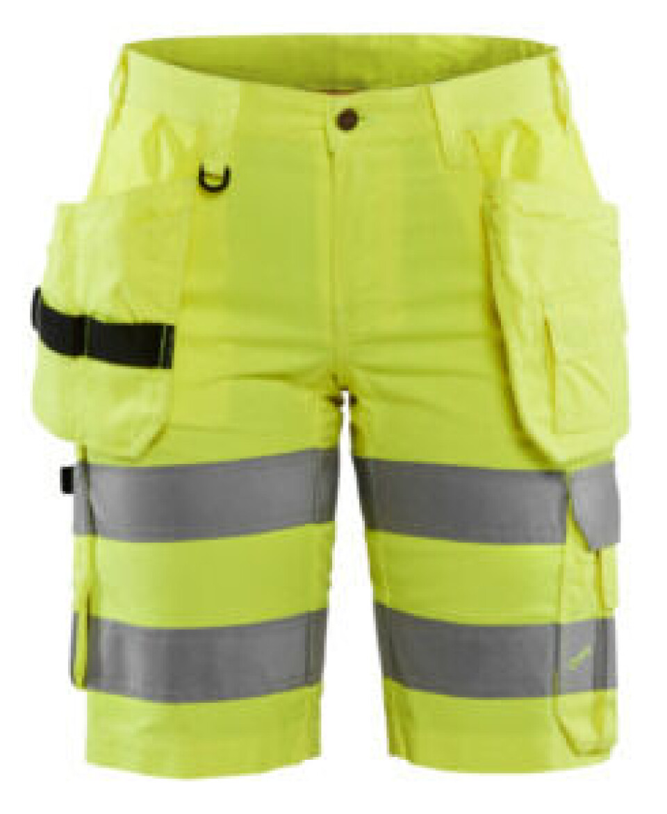 Denne shortsen fra Blåkläder regnes som godkjent arbeidstøy på noen arbeidsplasser.