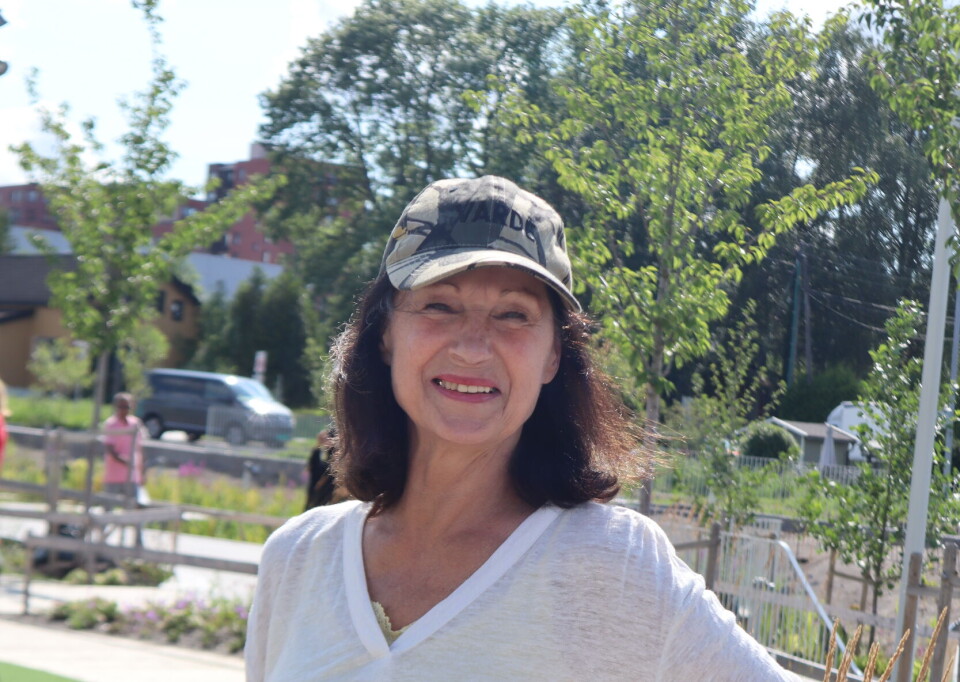 Anne Therese Winther er veldig fornøyd med oppgraderingen av Skårersletta.