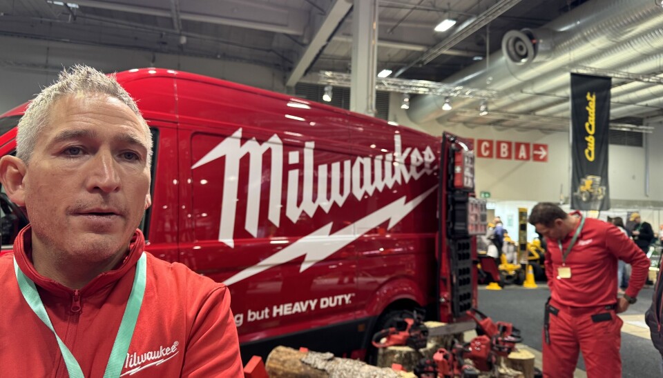 På Park- og anleggsmessen møtte vi Einar Lund Sæterkvist, salgssjef for skog- og hageproduktene til Milwaukee.