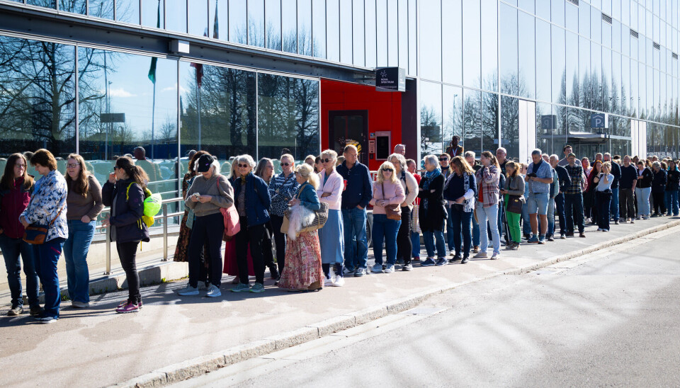 Det var lang kø av besøkende på jakt etter inspirasjon da messen åpnet