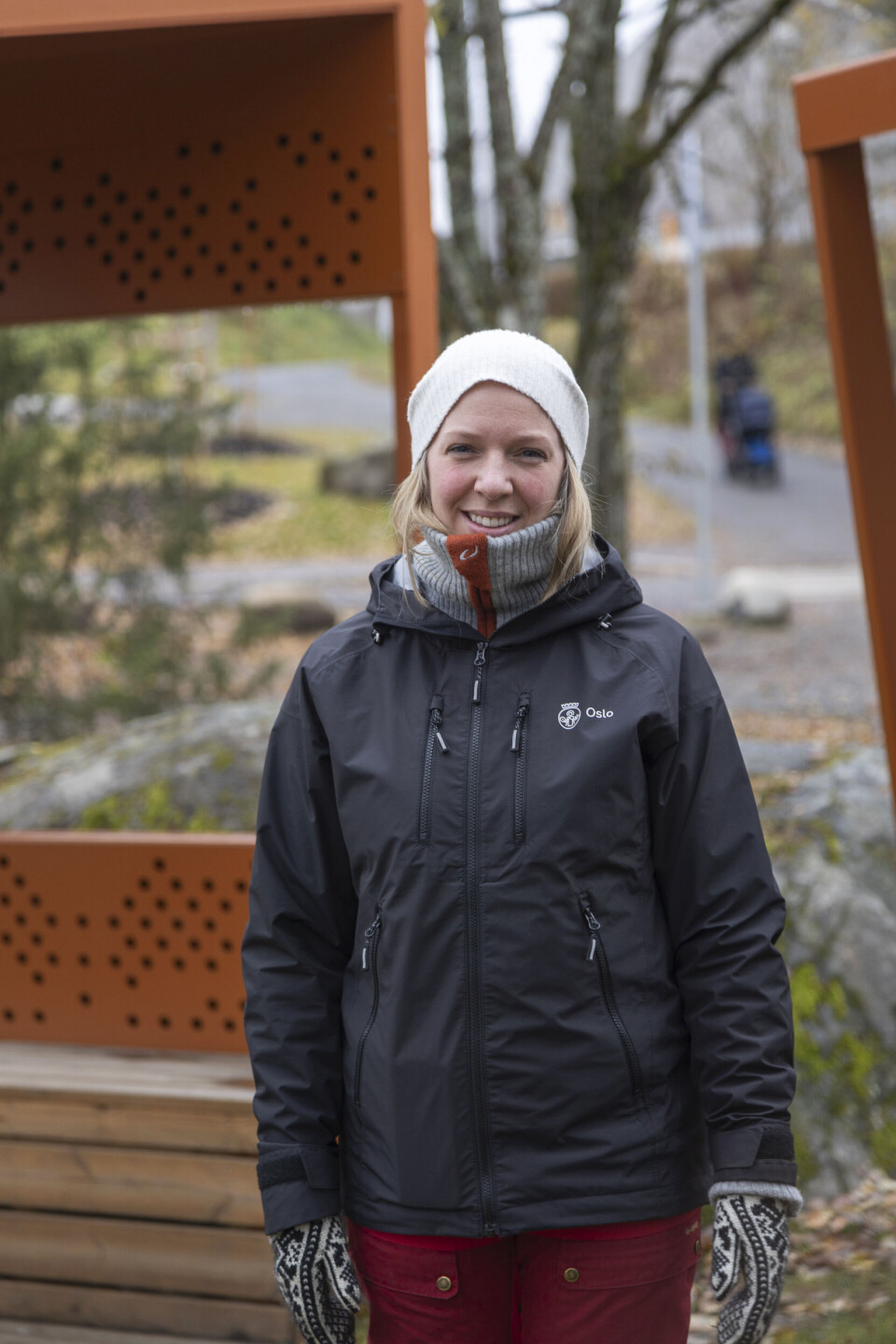 PROSJEKTLEDER: Ida Meesker Kjerkol leder områdeløftet som er blitt til en ny park.