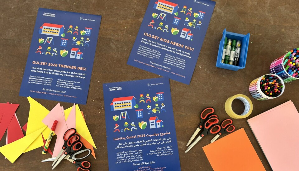 Fra innbyggerinvolvering på Gulset Foto: Anja Valseth